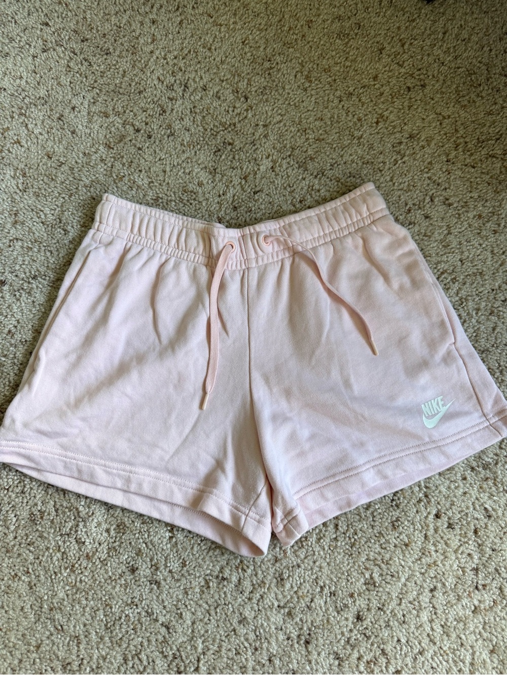 Nike Women's Light Pink Athletic Lounge Shorts